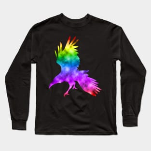 Rainbow Raven Long Sleeve T-Shirt